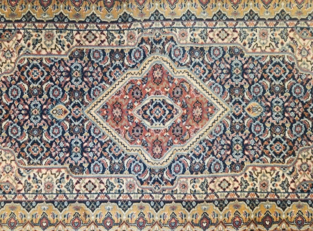 Vintage oosters wol vloerkleed Bidjar medallion 70x140cm, Huis en Inrichting, Gebruikt, 100 tot 150 cm, Onbekend, Klassiek, Perzisch, Traditioneel