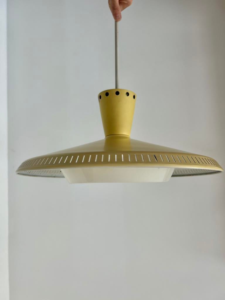Louis kalff philipps hanglamp en plafonnière vintage design, Huis en Inrichting, Lampen | Hanglampen, Gebruikt, Vintage mid century retro