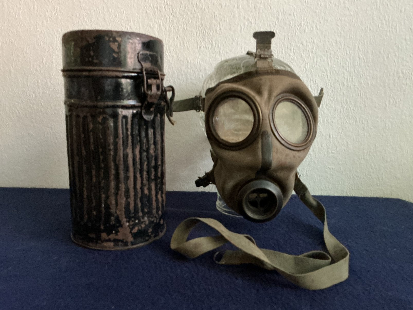 gasmasker met draagbus, Ophalen of Verzenden, Landmacht, Duitsland