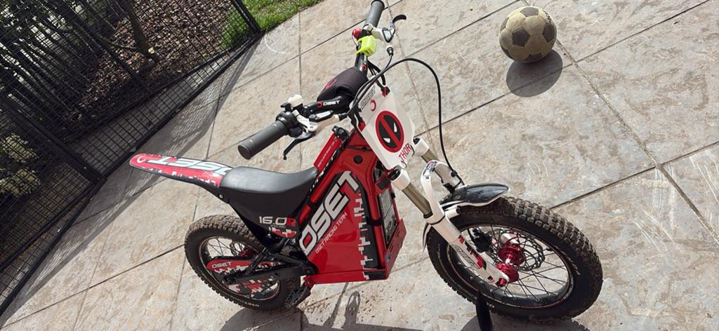 Oset Oset 16R trailbike, minibike, crosser, Fietsen en Brommers, Minibikes, Midibikes en Pitbikes, Ophalen, Zo goed als nieuw