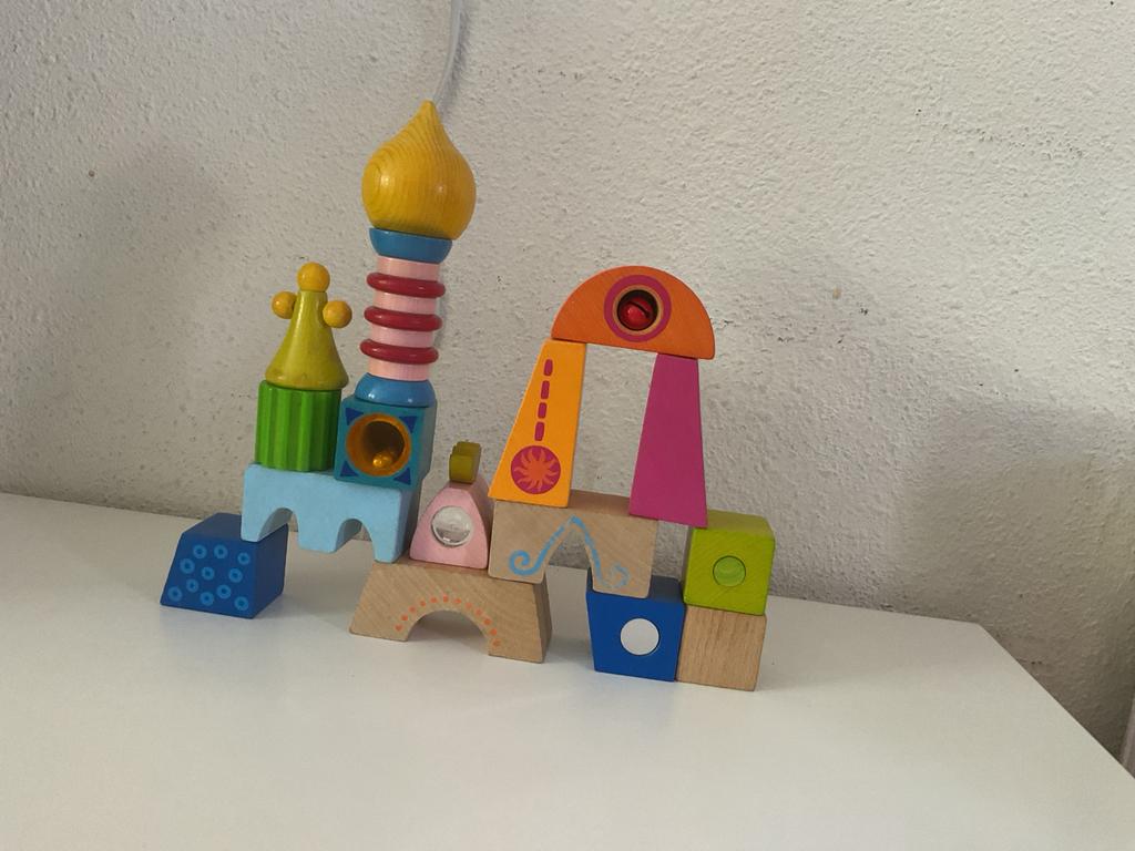 Haba Houten bouwblokken cordoba, Kinderen en Baby's, Speelgoed | Houten speelgoed, Ophalen, Gebruikt