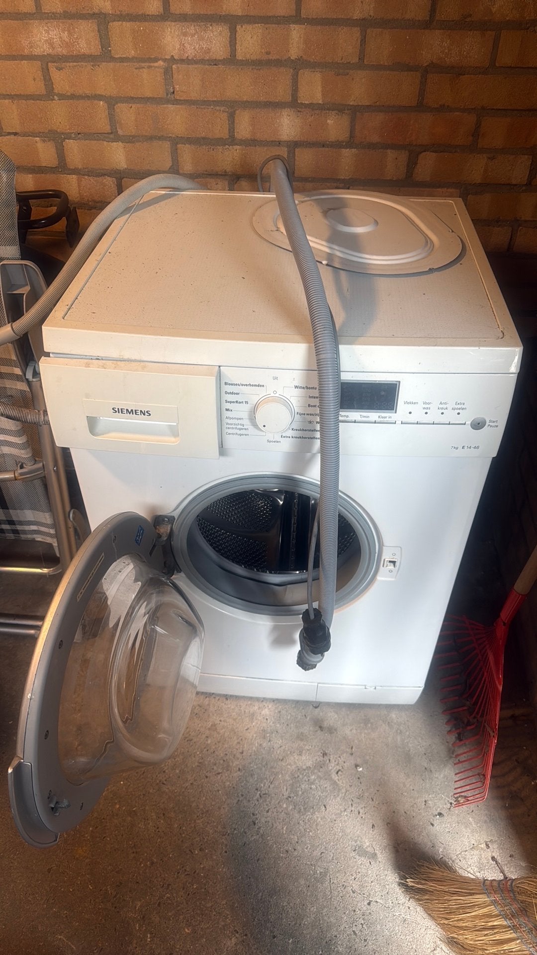 Goed werkende siemens wasmachine, Witgoed en Apparatuur, Ophalen, Zo goed als nieuw, 85 tot 90 cm, 1200 tot 1600 toeren