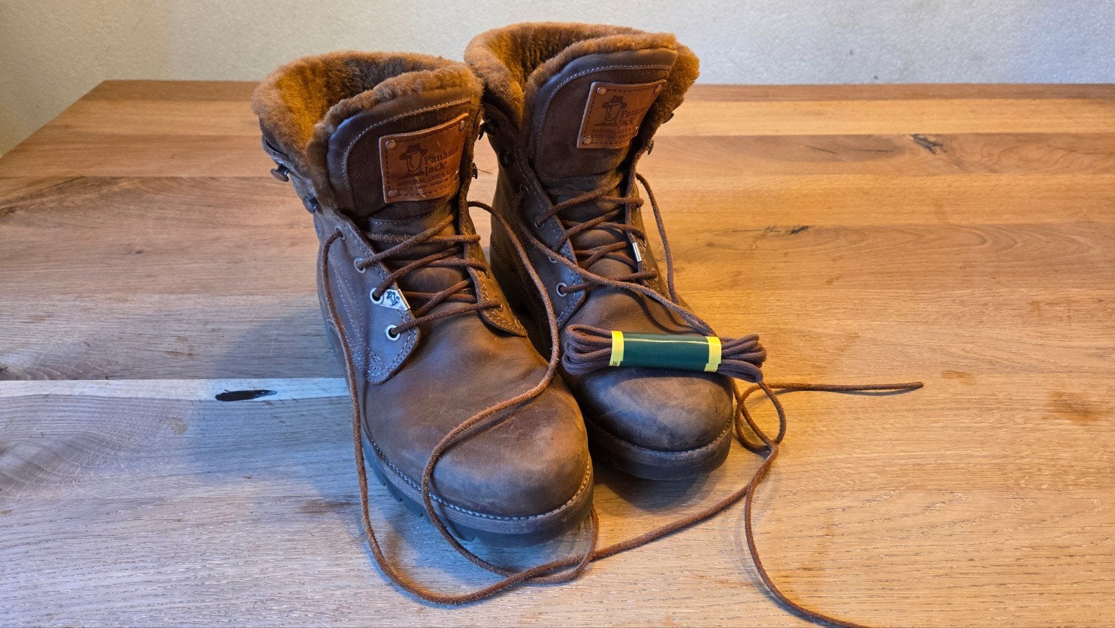 Panama Jack 42 Echt Leer & Schapenvacht Laarzen, Bruin, Boots, Ophalen of Verzenden, Zo goed als nieuw