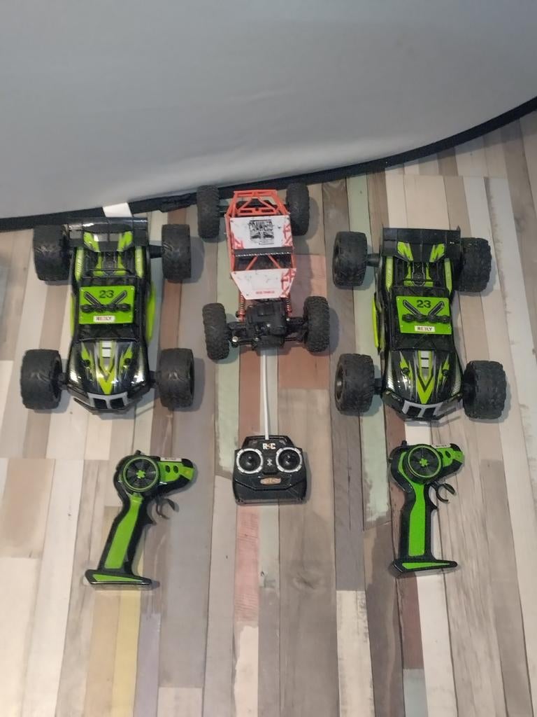 3 Really RC auto's met afstandsbediening, Elektro, Gebruikt, Auto offroad, Ophalen of Verzenden