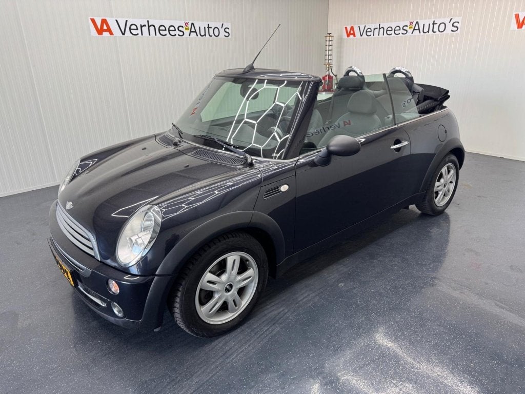 MINI Cabrio 1.6 One Cabrio elektrisch dak (bj 2008), Auto's, 1140 kg, Gebruikt, 4 cilinders, Cabriolet