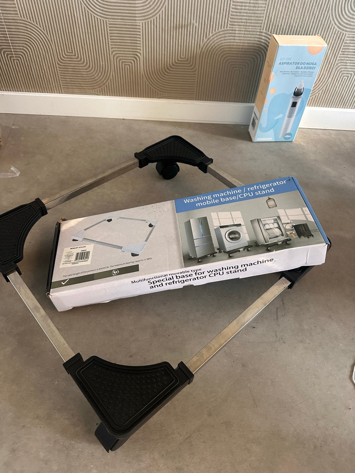 2x Verrijdbaar Onderstel voor Wasmachine/Koelkast (2 stuks), Ophalen of Verzenden, Nieuw