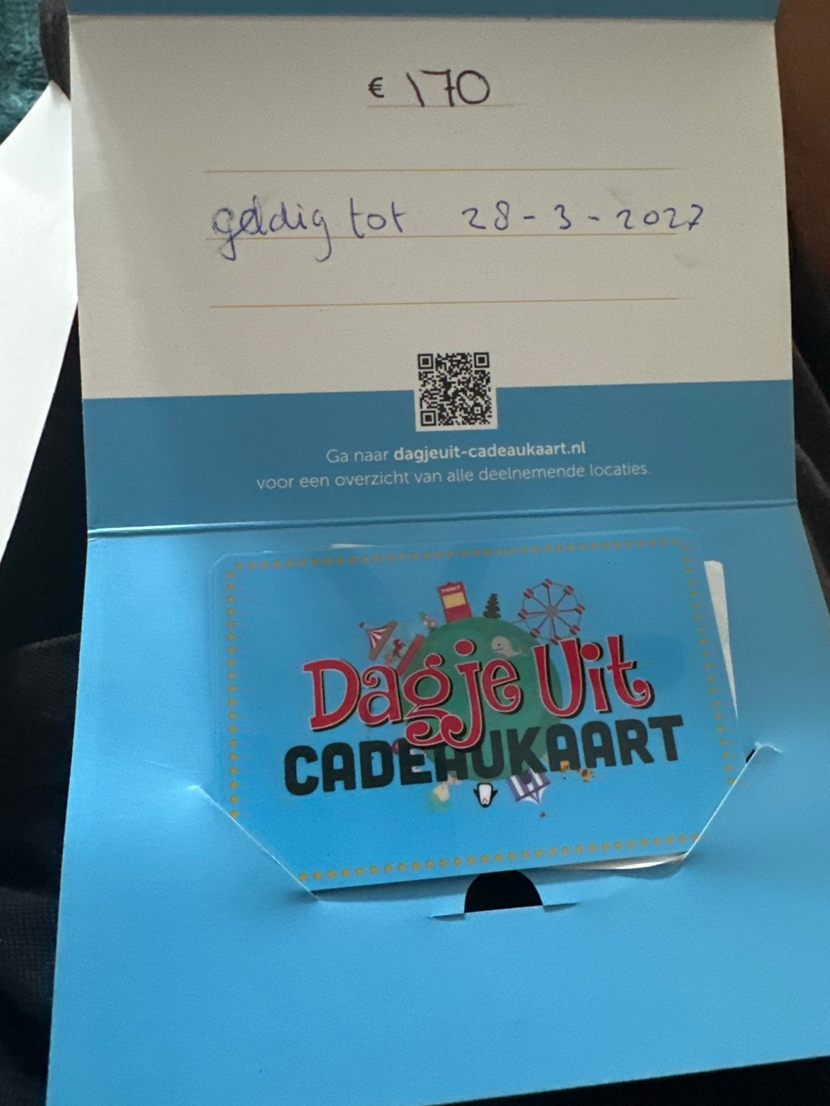 Dagje uit cadeaukaarten geldig tot 28-03-2027, Tickets en Kaartjes, Drie personen of meer, Cadeaubon