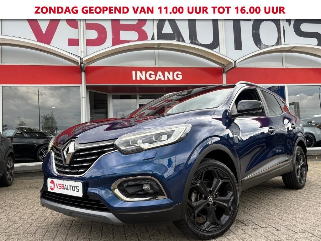 Renault KADJAR 1.3 TCE 160PK BLACK EDITION TREKHAAK NAVI CAM, Auto's, Kadjar, Gebruikt, 4 cilinders, Met garantie (alle)