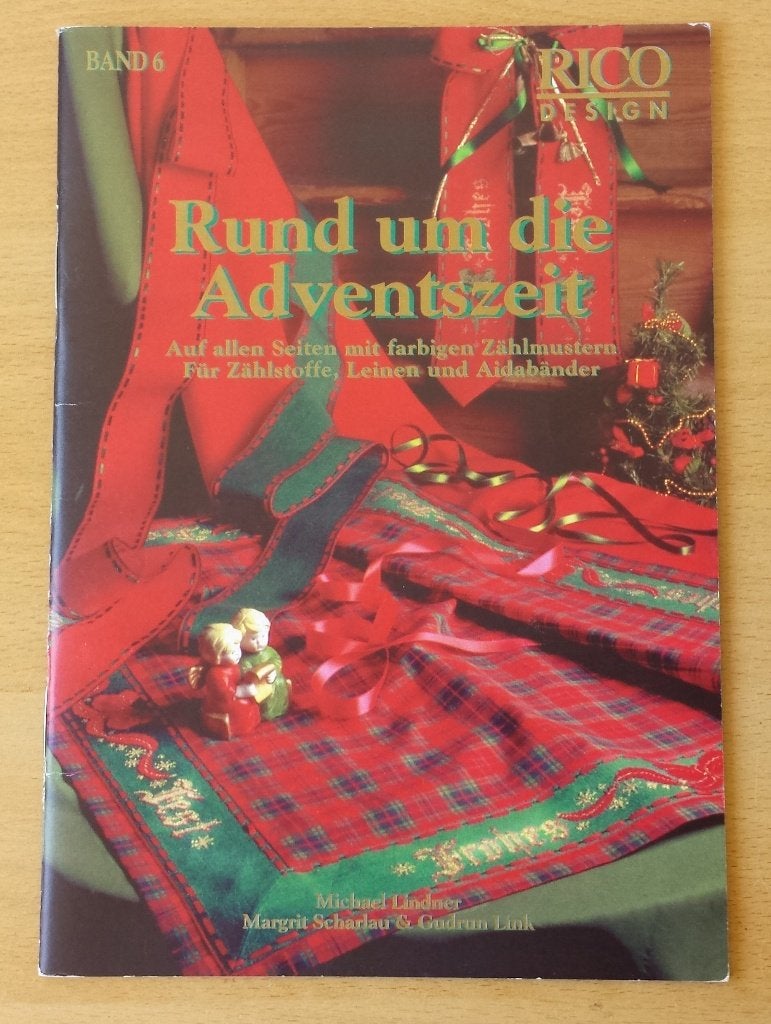 Kerstmis - Rico Design - Rond Advent - nr.6, Patroon, Gebruikt, Ophalen of Verzenden, Handborduren