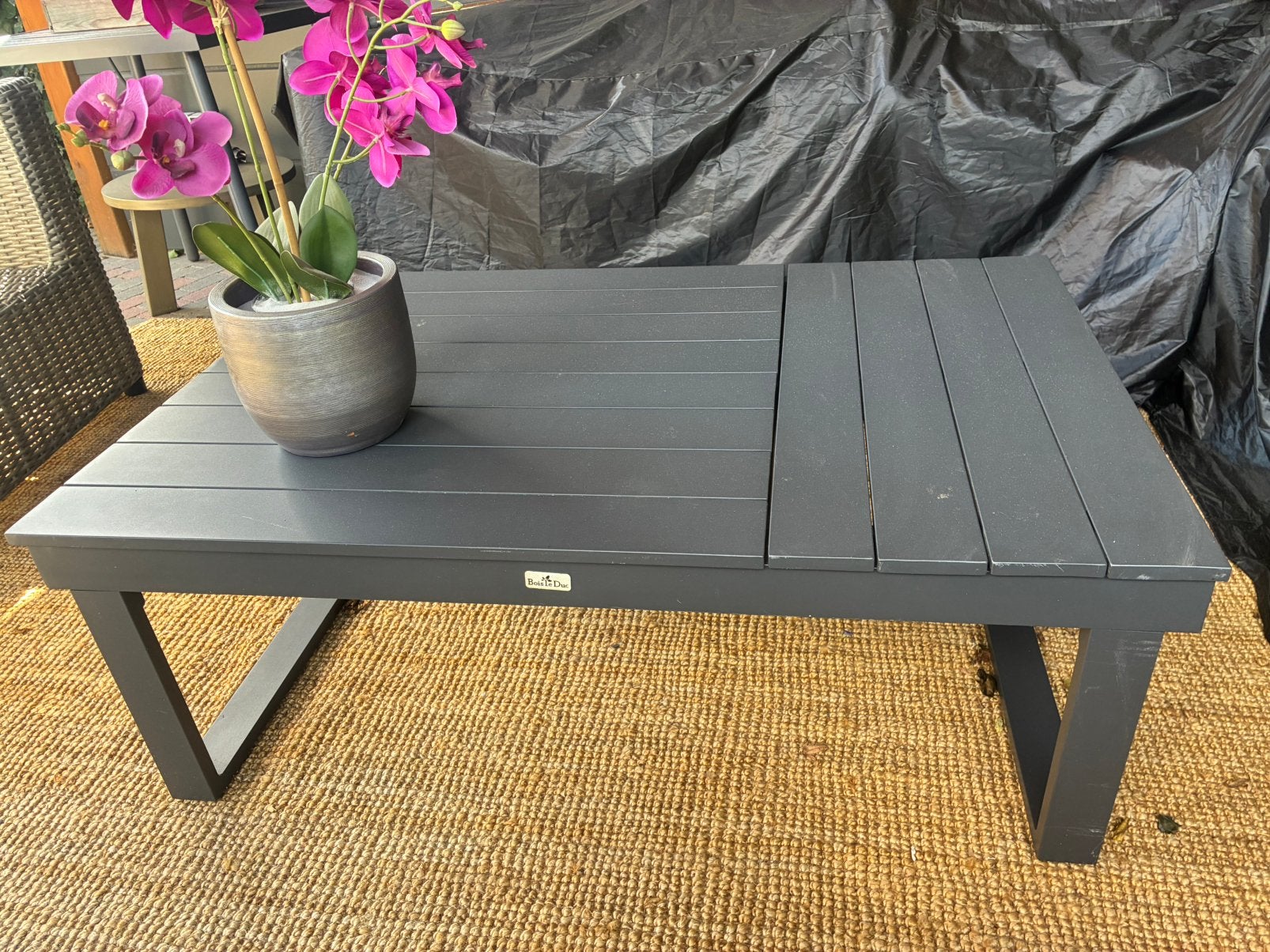 Bois Le Duc uitklapbare salontafel, Tuin en Terras, Ophalen, Gebruikt, Rechthoekig, Kunststof
