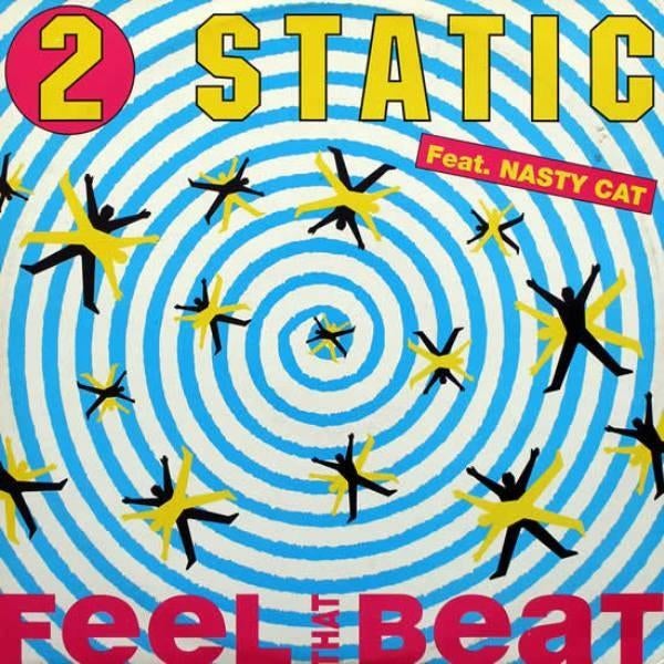 2 Static Feat. Nasty Cat – Feel That Beat CD Maxisingle 1990, Cd's en Dvd's, Cd Singles, Zo goed als nieuw, Dance, 1 single, Maxi-single