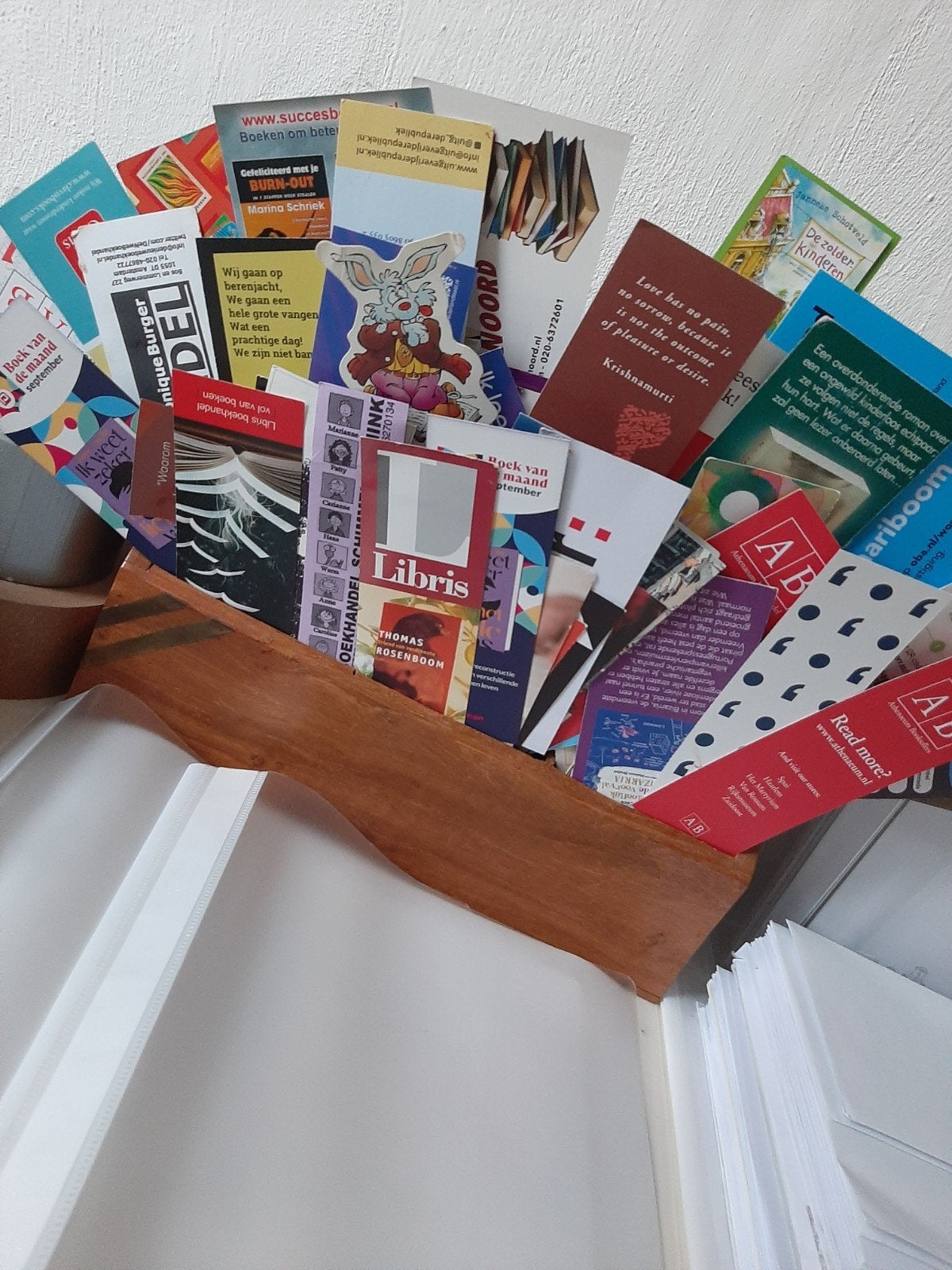 Diverse, 300,  stuks boekenleggers, Boeken, Ophalen, Gelezen