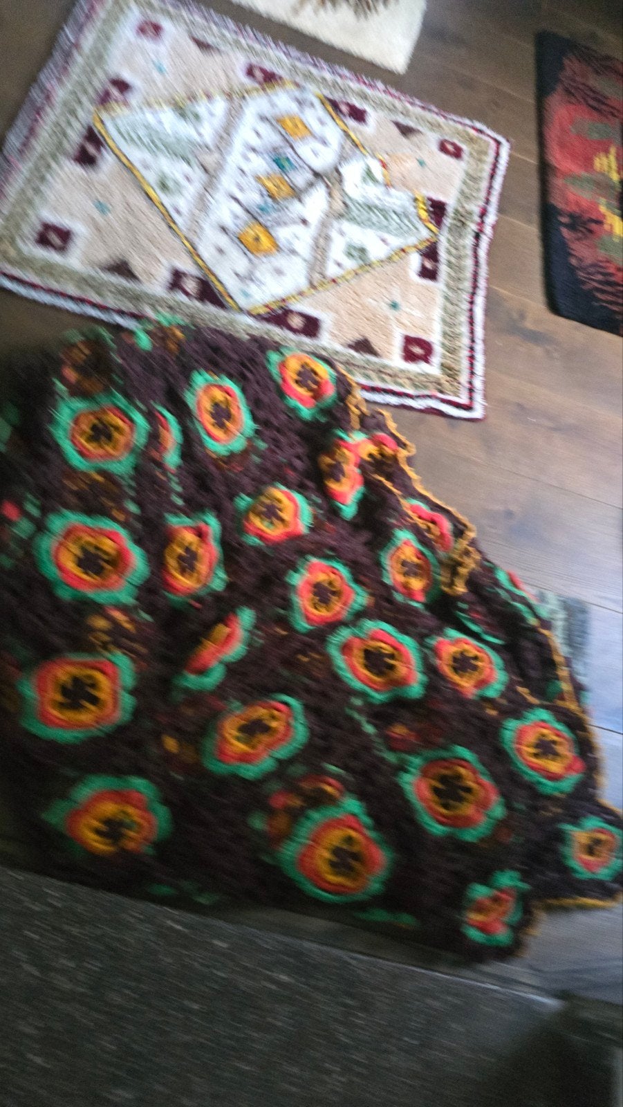 Vintage retro plaids dekens wandkleden bedsprei etc, Huis en Inrichting, Woonaccessoires | Plaids en Woondekens, Ophalen, N.v t