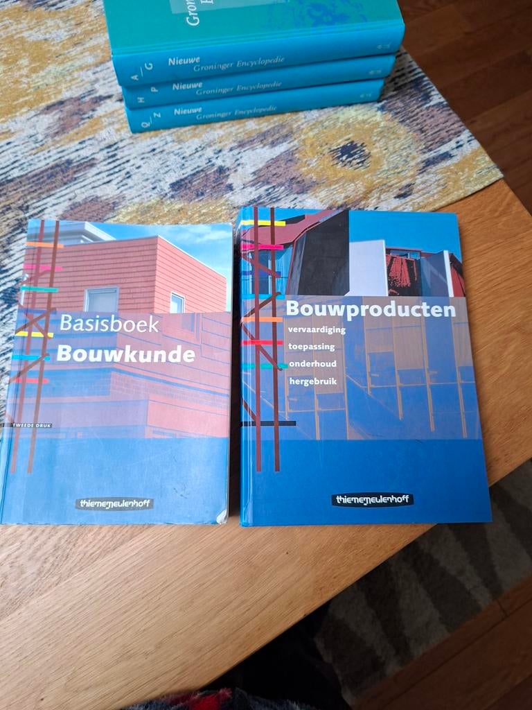 Basisboek en Bouwproducten MBO HBO bouwkunde, Ophalen, Zo goed als nieuw, Bouwkunde, Diverse auteurs