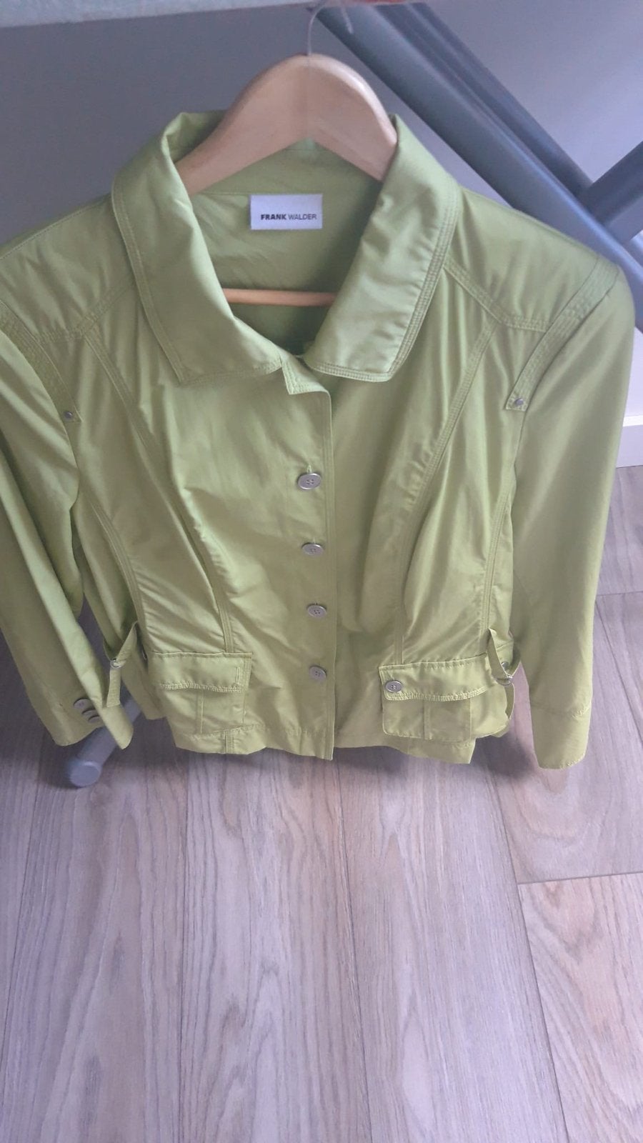 Frank Walder nieuw jasje appeltjes groen maat 48, Kleding | Dames, Ophalen, Nieuw, Maat 46/48 (XL) of groter, Groen