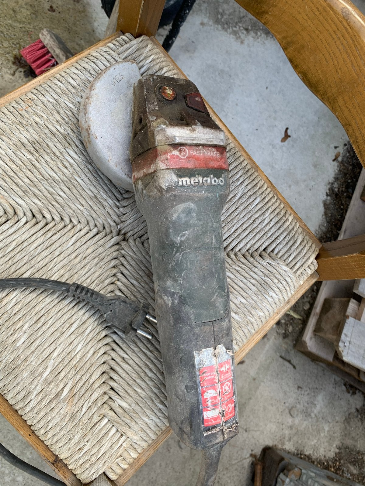 Metabo haakse slijpmachine - Gebruikt, Ophalen, Gebruikt, 700 tot 1000 watt, Haakse handslijpmachine