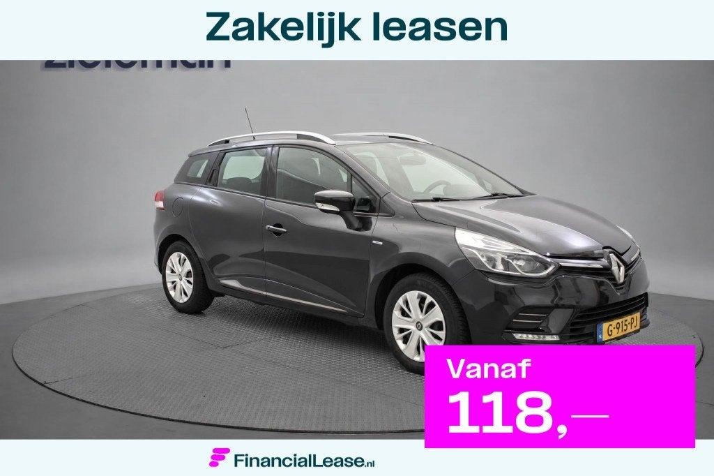 Renault Clio Estate 1.2 16V - Airco, Cruise, Trekhaak, Voorwielaandrijving, Gebruikt, Met garantie (alle), Handgeschakeld