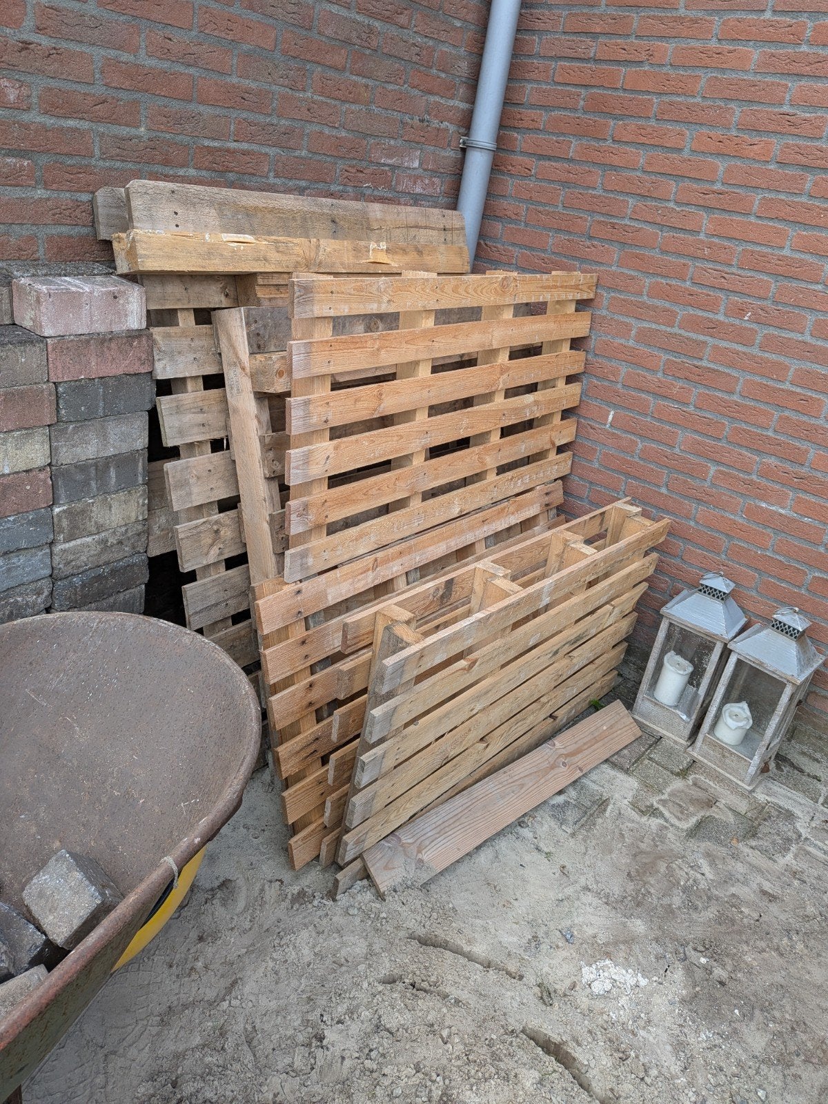 Gratis pallets brandhout, Ophalen, Overige houtsoorten, Minder dan 200 cm, Pallet