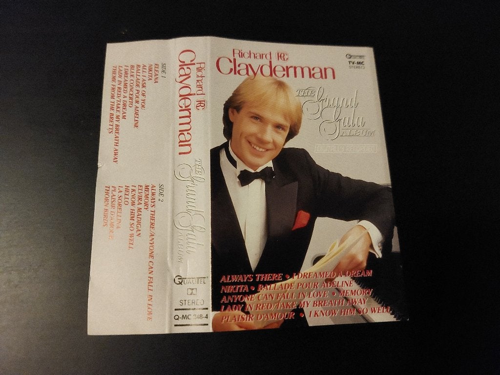 RICHARD CLAYDERMAN - THE GRAND GALA ALBUM (MC), 1 bandje, Ophalen of Verzenden, Zo goed als nieuw, Origineel