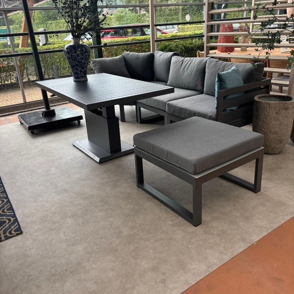 Barcelona Combi 1 Loungeset | Showroommodel, Ophalen, 3 zitplaatsen, Bank, Aluminium