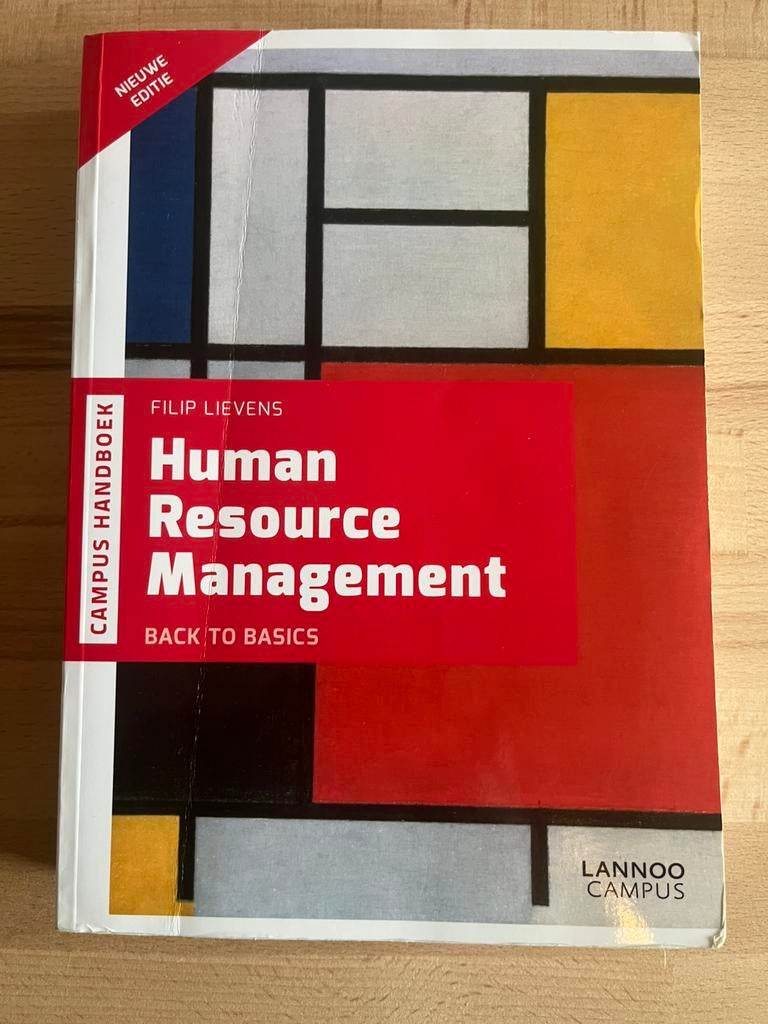 HRM Back to Basics Lievens, Ophalen of Verzenden, Zo goed als nieuw
