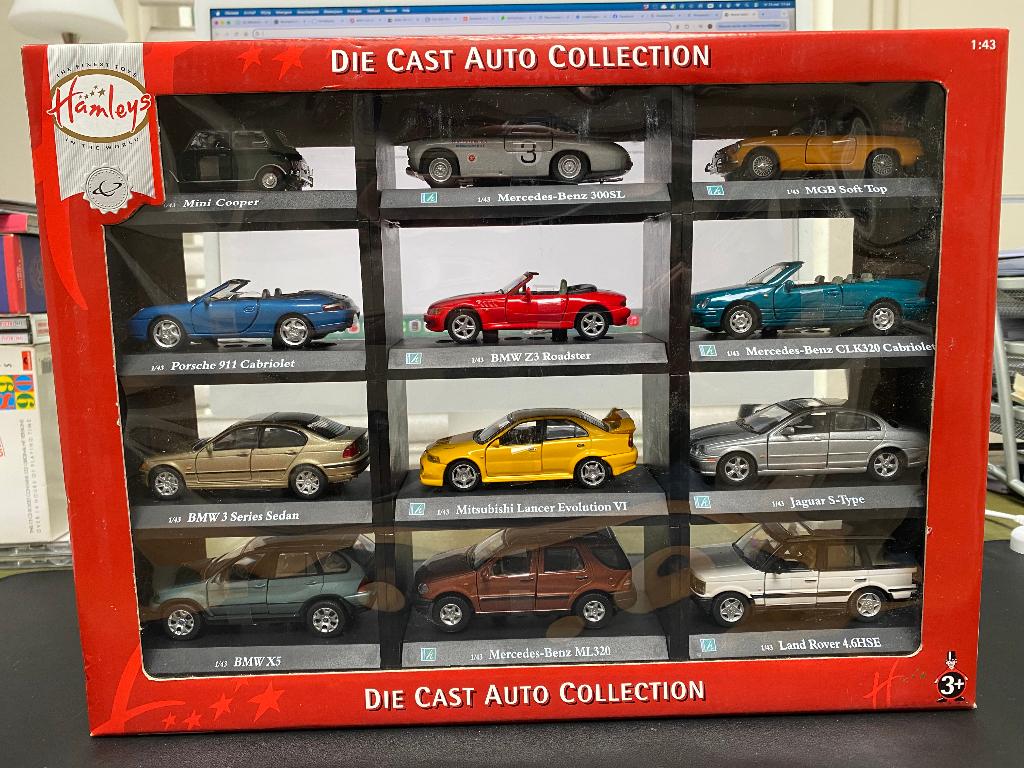 Hamleys Gift Set Auto modellen. MG, Mercedes, Porsche, etc, Ophalen of Verzenden, Nieuw, Auto's