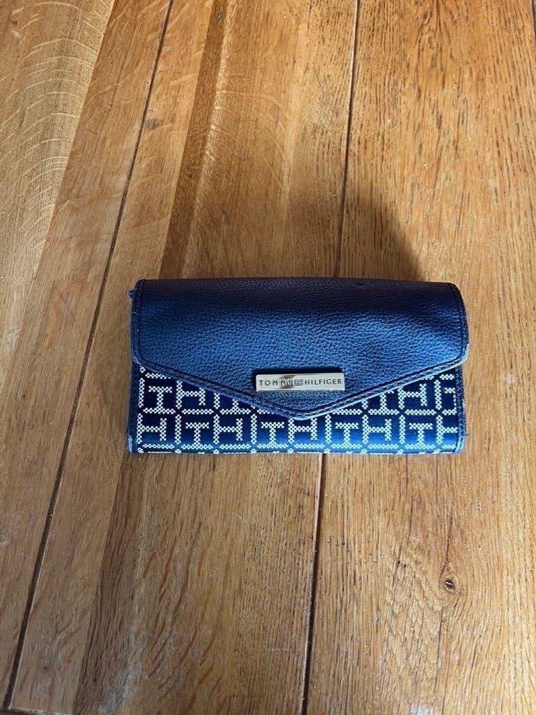 Blauwe Tommy Hilfiger portemonnee, Sieraden, Tassen en Uiterlijk, Portemonnees, Verzenden, Gebruikt, Blauw, Overige merken