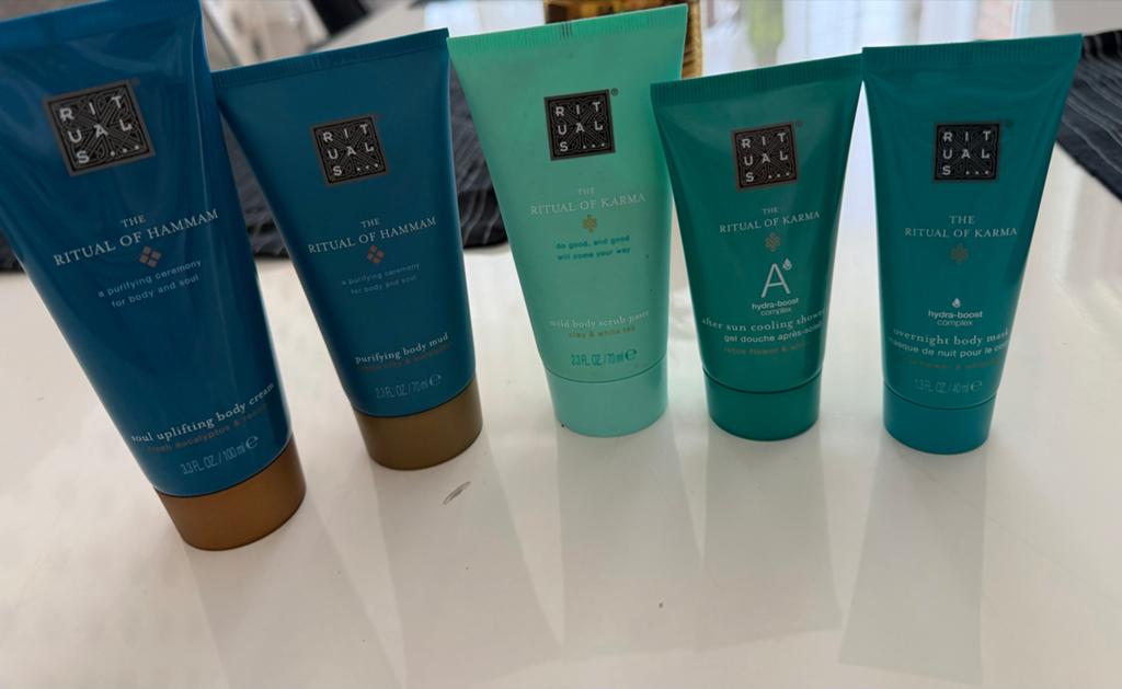 Rituals Mini's: Hammam & Karma Bodyproducten Set, Ophalen of Verzenden, Zo goed als nieuw, Overige typen