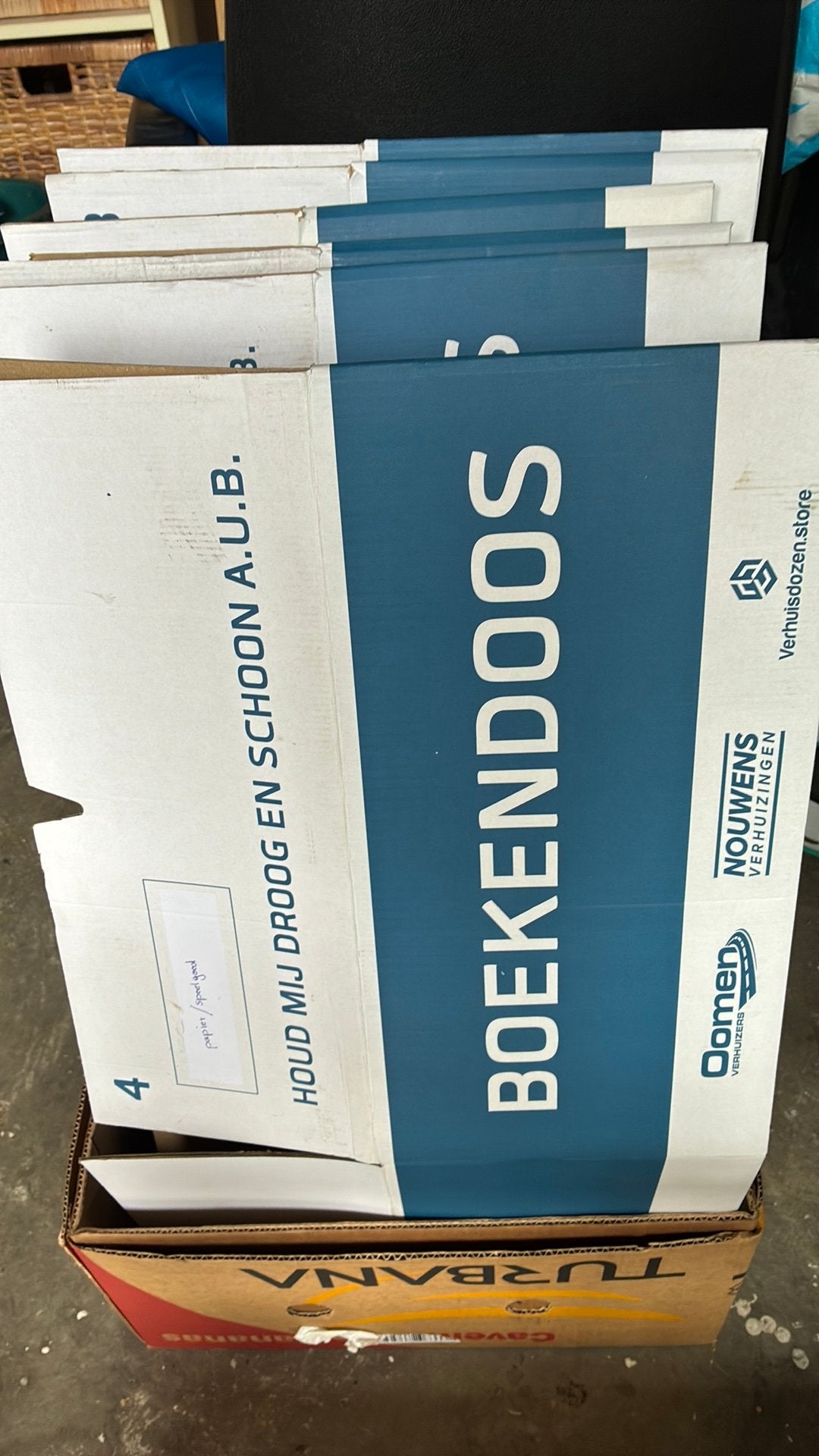 Verhuisdozen, Ophalen, Doos, 50 tot 75 cm, Zo goed als nieuw