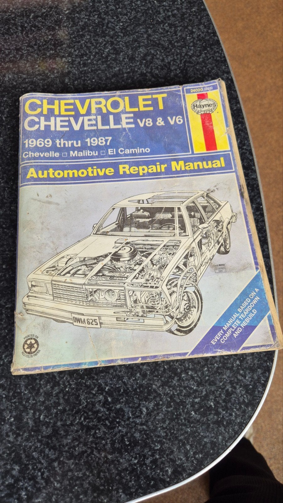 Haynes Reparatiehandleiding Chevrolet Chevelle V8 & V6, Ophalen, Gelezen, Chevrolet, Haynes
