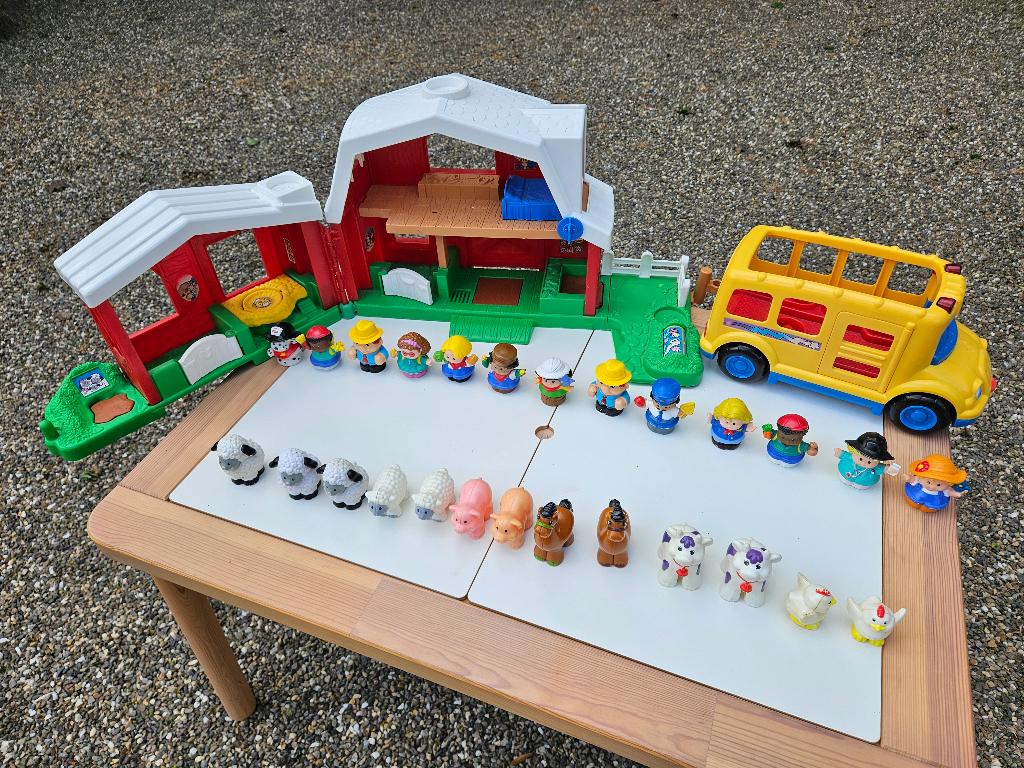 Fisher Price Boerderij / Bus / Little People, Kinderen en Baby's, Speelgoed | Fisher-Price, Ophalen, Gebruikt, Speelset