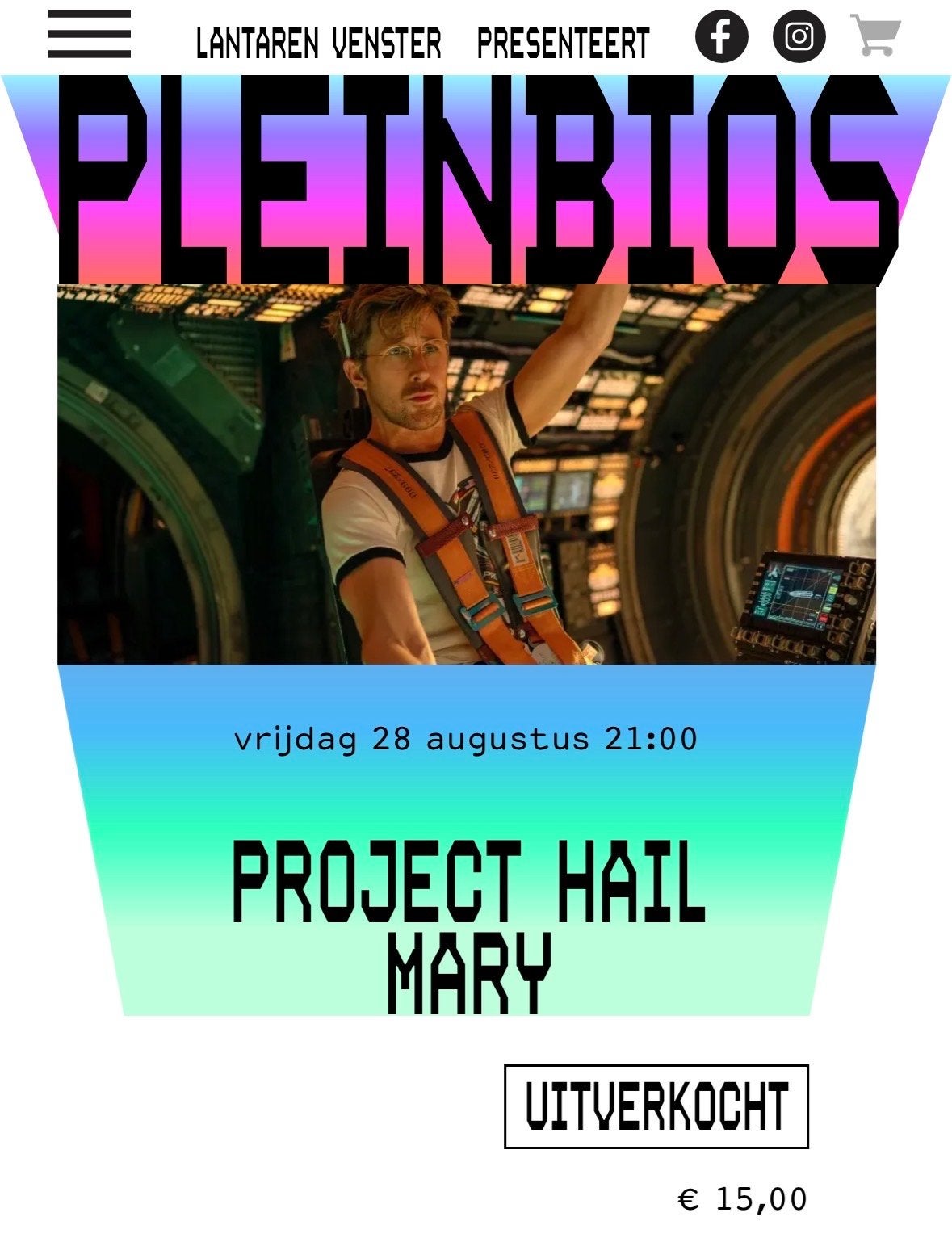 2 tickets pleinbioscoop Hail Mary, Tickets en Kaartjes, Twee personen, Vrijkaartje specifieke film