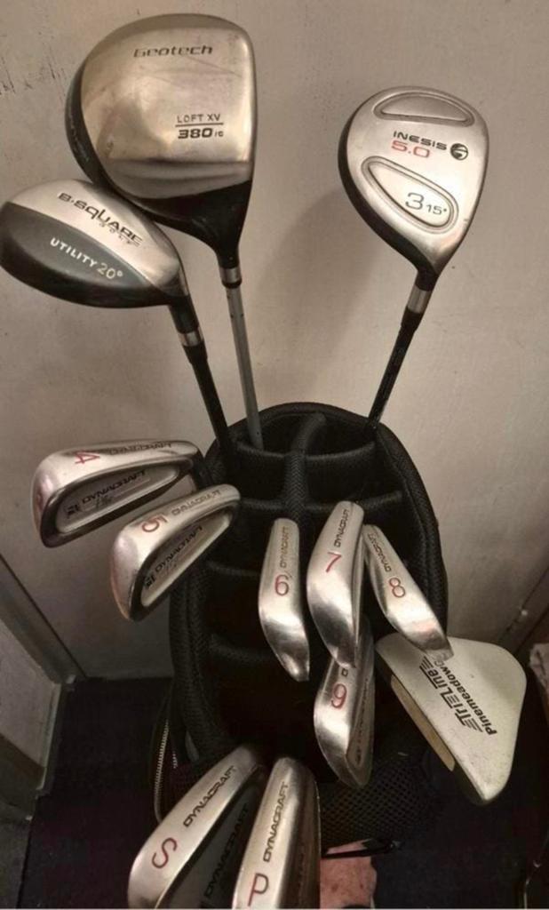 Dynacraft heren golfset met golftas standbag, Ophalen of Verzenden, Gebruikt, Set