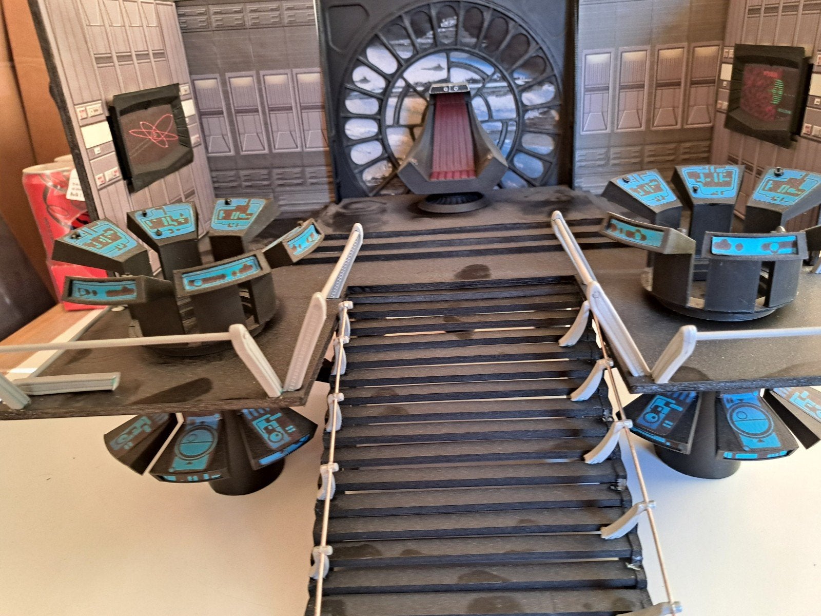 Zelfgemaakte Star Wars Troonzaal Diorama, Verzamelen, Star Wars, Ophalen of Verzenden, Gebruikt, Overige typen