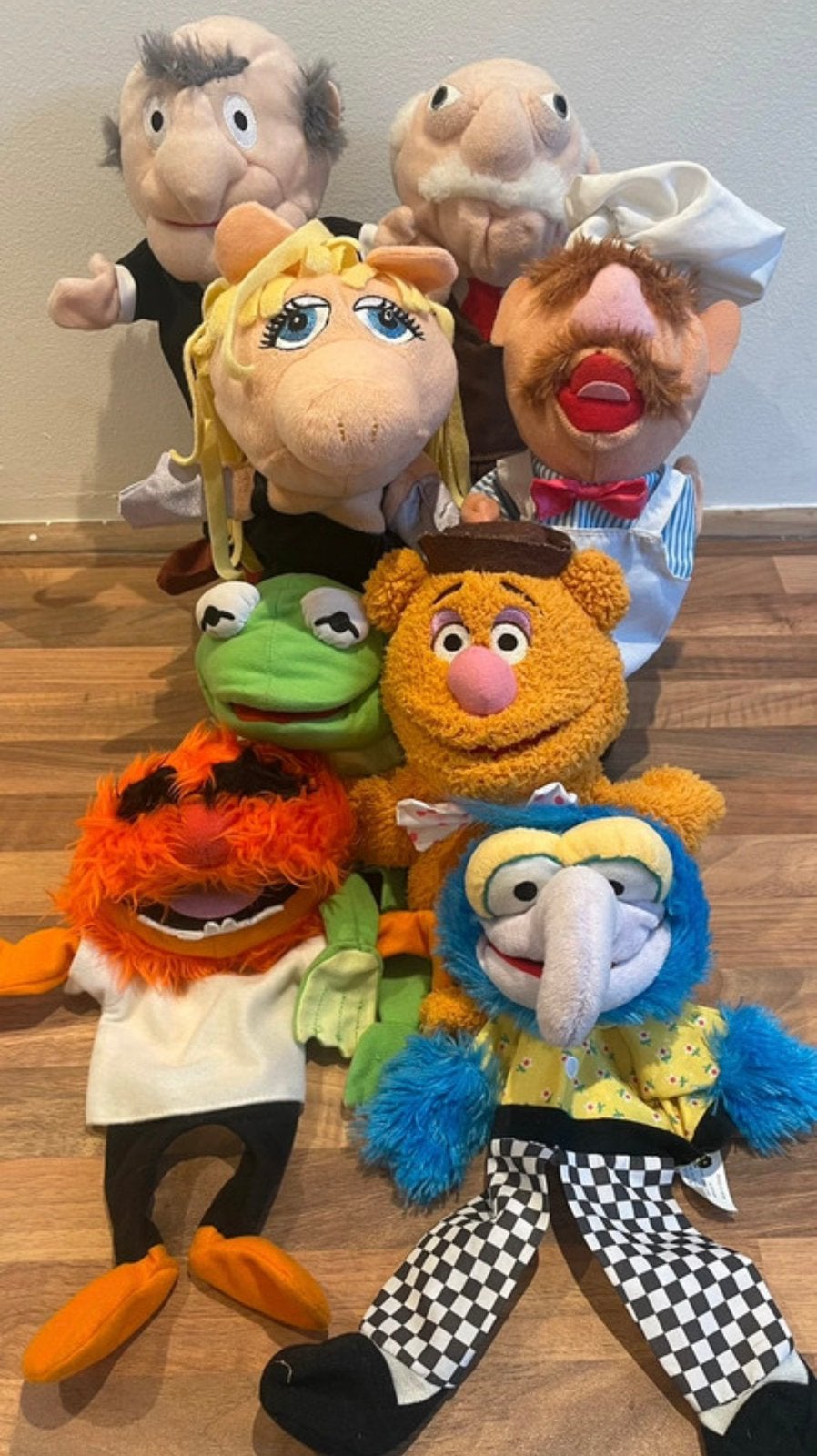 Complete set Muppets poppenkast Muppetshow handpoppen, Overige merken, Overige karakters, Overige typen, Ophalen of Verzenden
