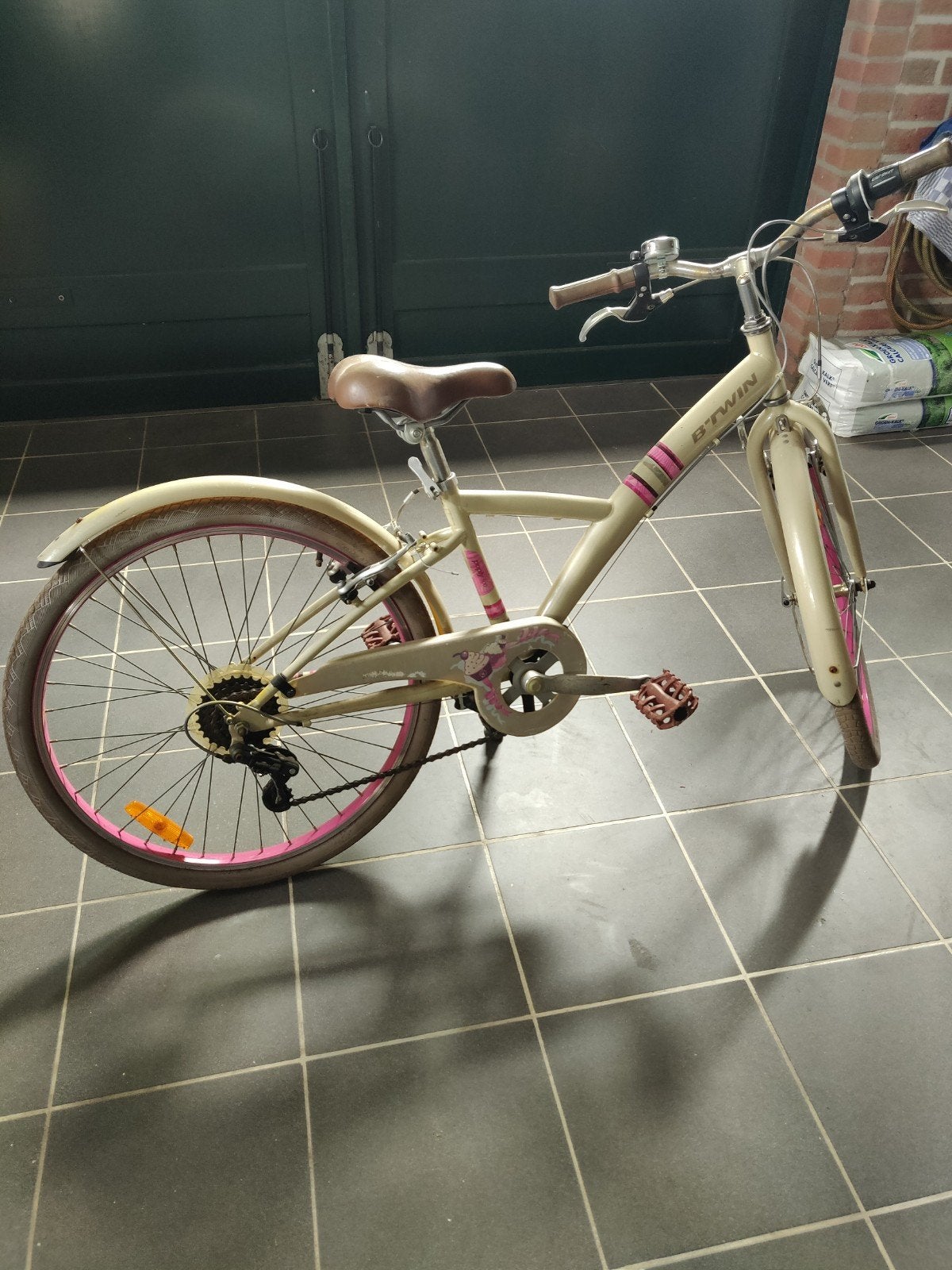 Meisjes fiets +/- 8 jaar, Ophalen, Minder dan 16 inch