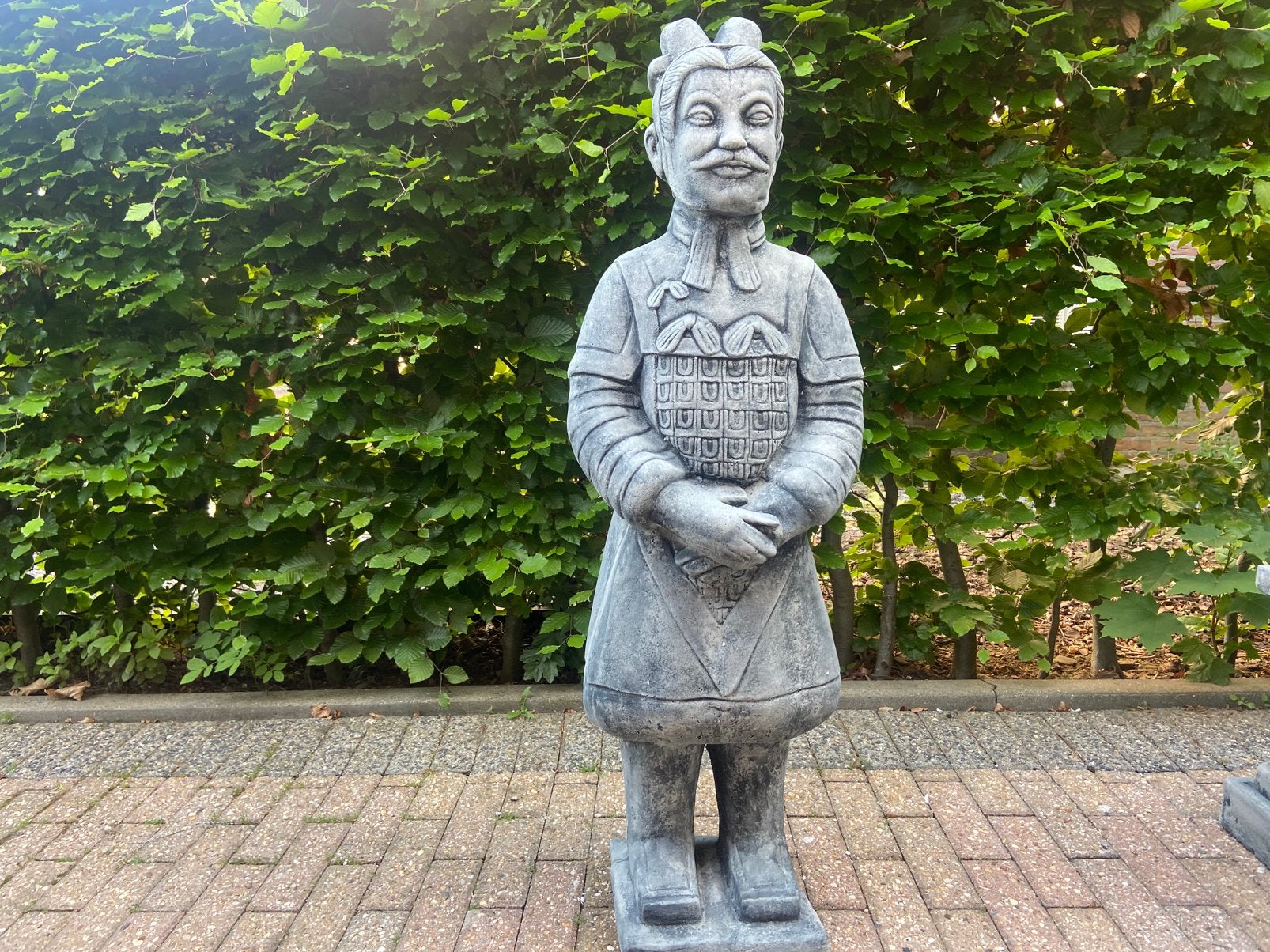 Wachter , Krijger , Krijgsheer , hoogte 110cm, Ophalen, Nieuw, Beton, Mensenbeeld