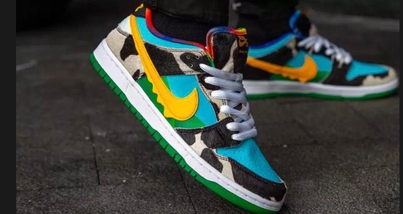 Ben & Jerry's x Nike SB Dunk Low Chunky Dunky Maat 44, Ophalen of Verzenden, Zo goed als nieuw, Overige kleuren, Sneakers of Gympen