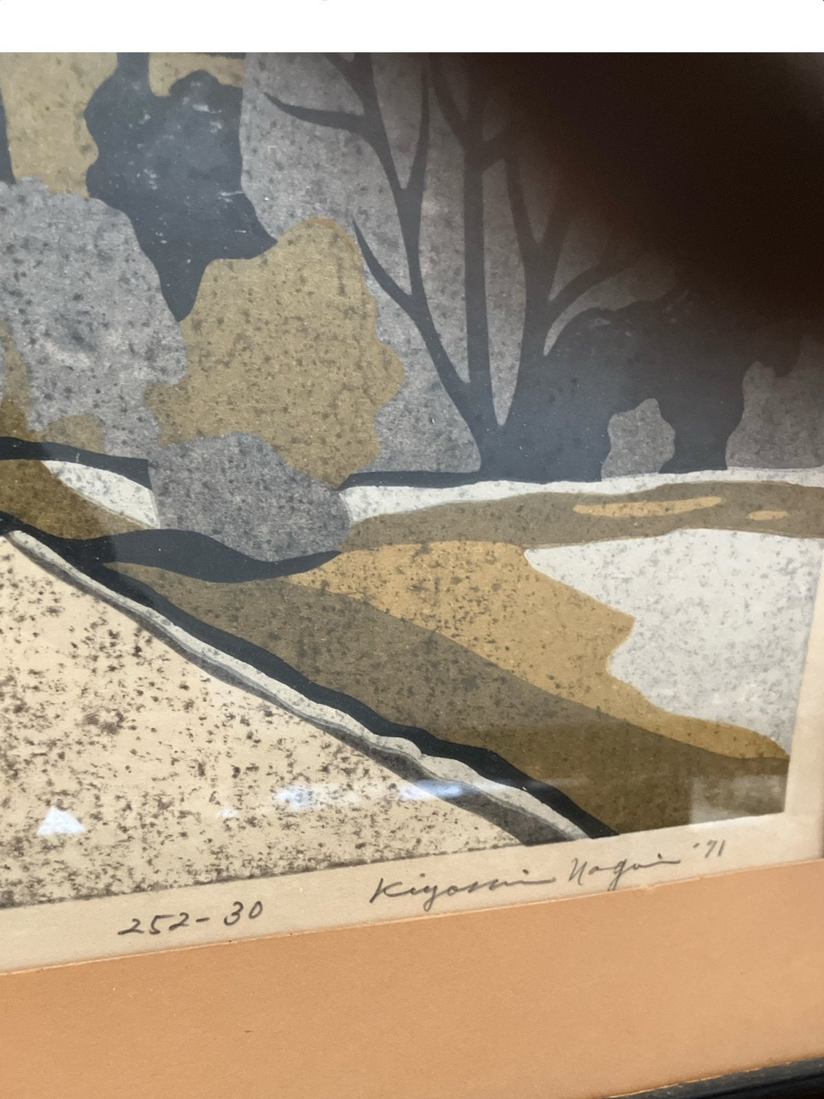 Nagai Kiyoshi - Japanse Houtsnede - Gesigneerd - 1971, Ophalen of Verzenden