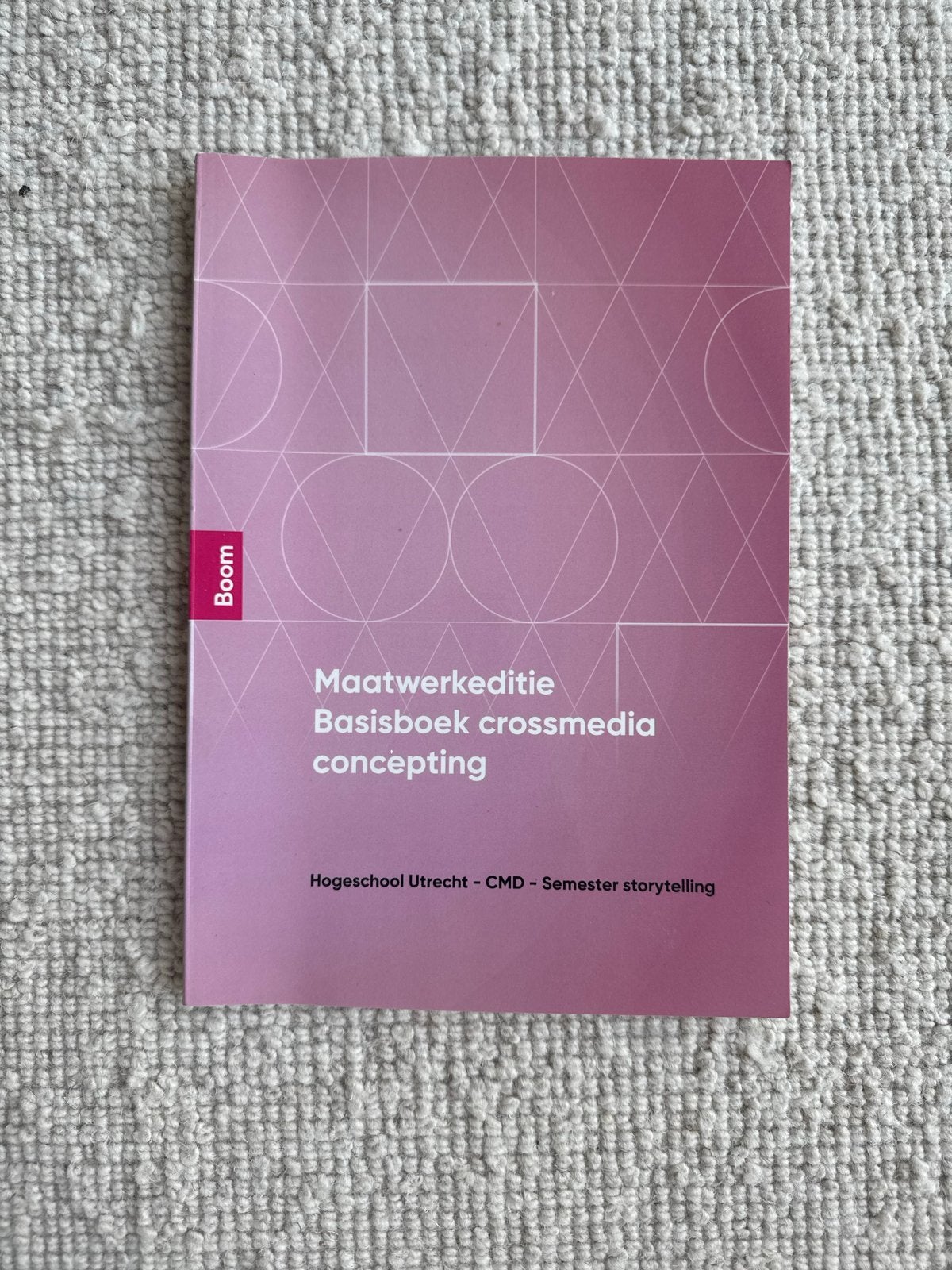 Basisboek Crossmedia Concepting - Maatwerkeditie HU, Boeken, Ophalen of Verzenden, Alpha, Nieuw, HBO