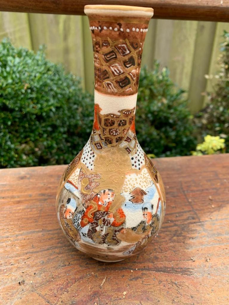 Japanse satsuma vaas, Ophalen of Verzenden