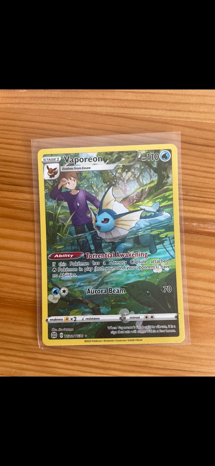 Vaporeon TG02/TG30, Ophalen of Verzenden, Zo goed als nieuw