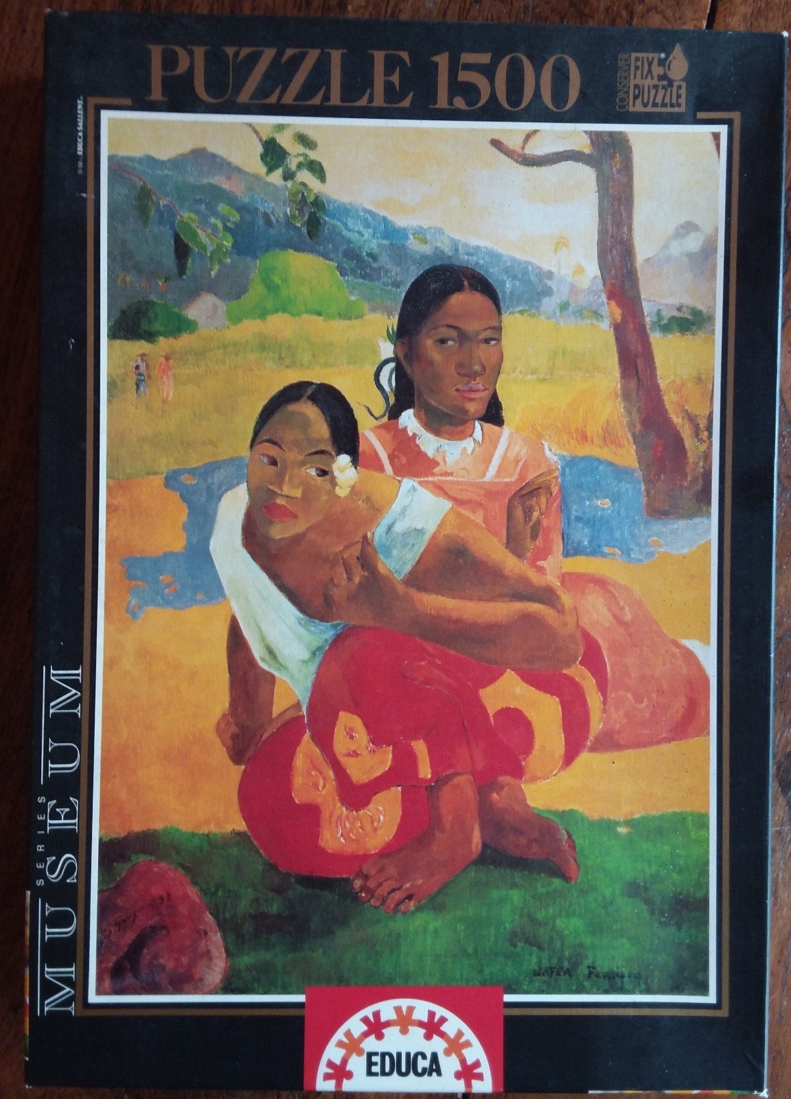 Educa Legpuzzel 1500 stukjes - Gauguin: Nafea Faa Ipoipo, Ophalen of Verzenden, 500 t/m 1500 stukjes, Gebruikt, Legpuzzel