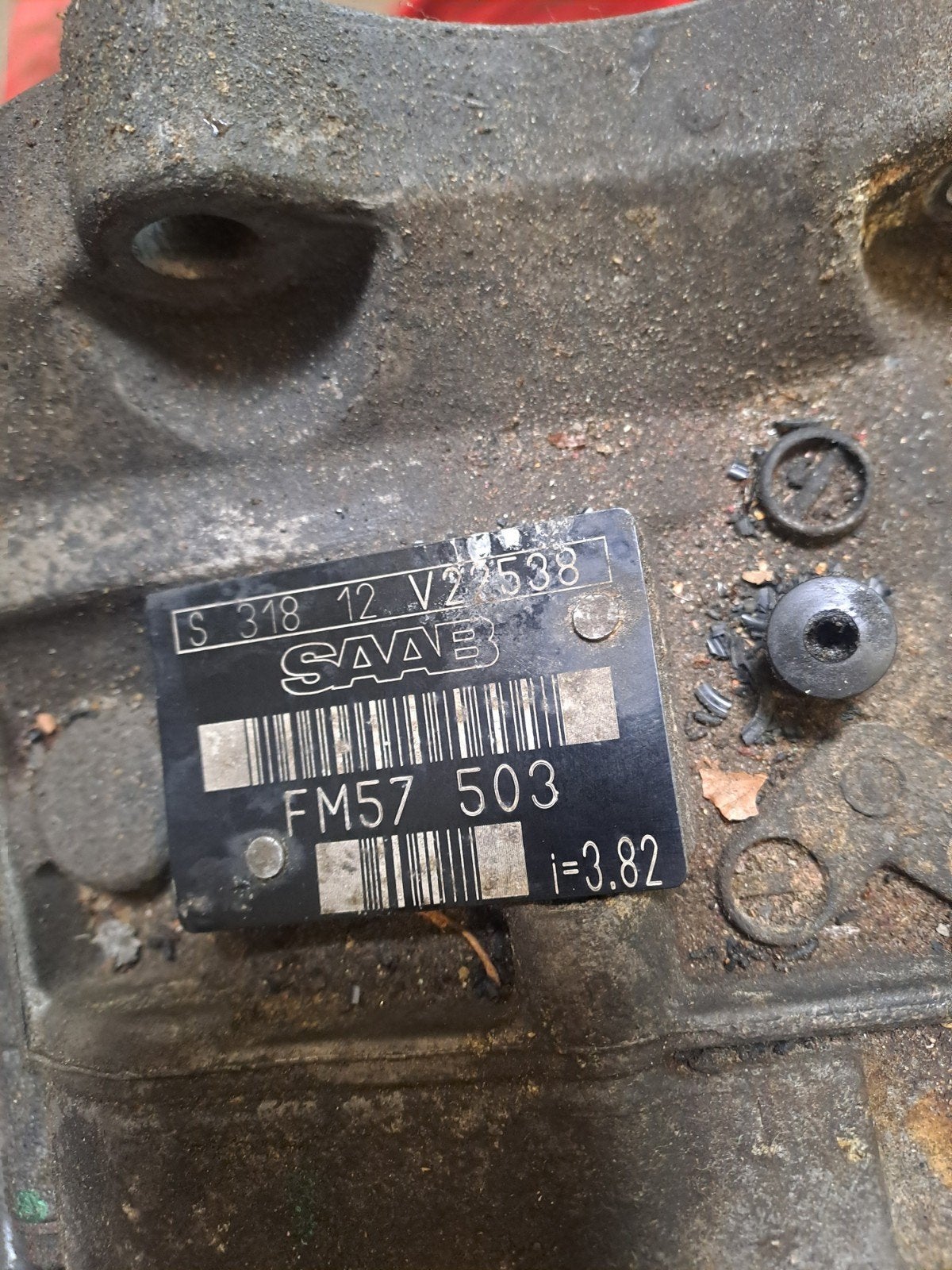SAAB FM57 versnellingsbak, Ophalen, Gebruikt, Saab