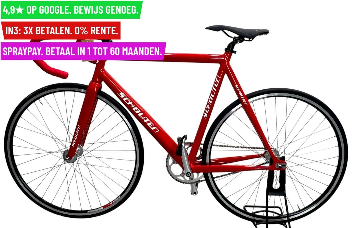 Racefiets Schouten Pista 28"/58cm/1ver - Garantie/Levering, Overige merken, 9713 Bv Groningen, Gebruikt, SCHOUTEN