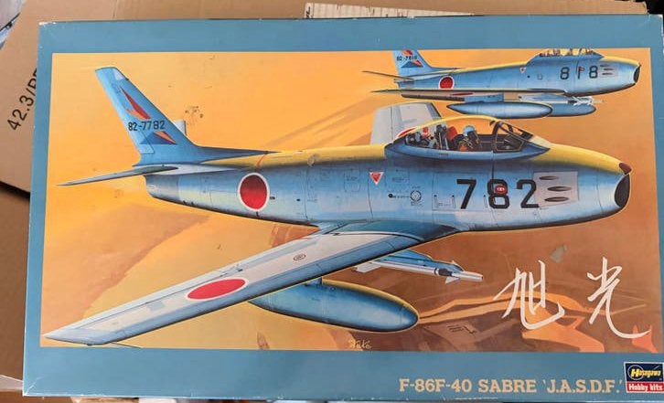 1:32 Hasegawa F-86F-40 Sabre JASDF nieuw in doos, Ophalen, Hasegawa, Zo goed als nieuw, Groter dan 1:72