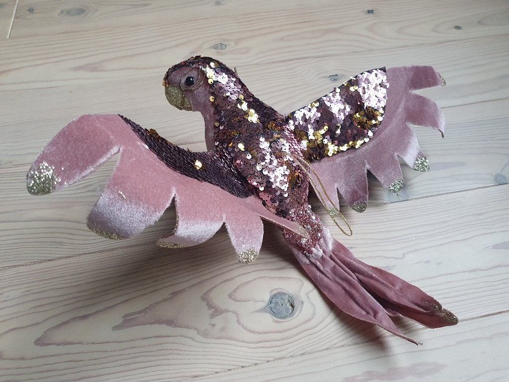 mooie glitter papegaai om op te hangen, nieuw vd Xenos, Verzenden, Nieuw, Overige typen