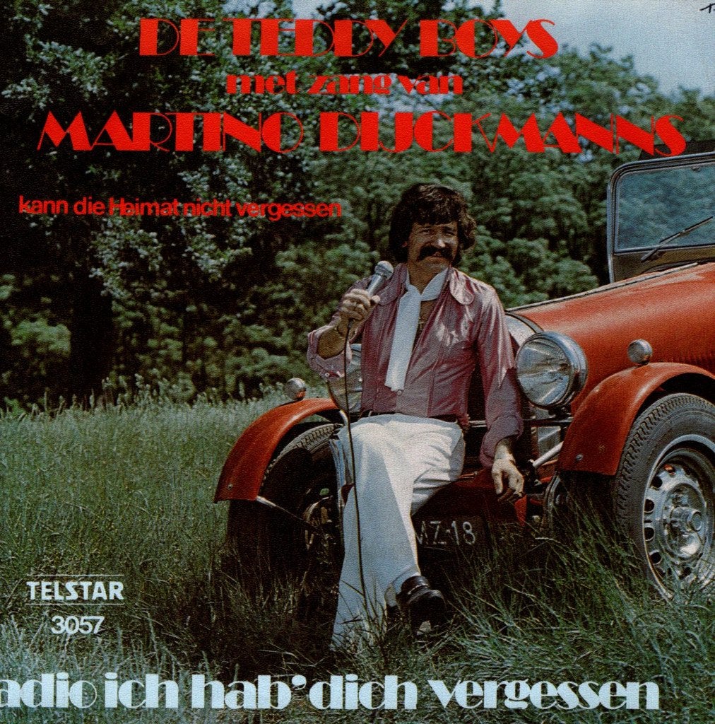 De Teddy Boys - Adio ich hab'dich vergessen, 7 inch, Ophalen of Verzenden, Zo goed als nieuw, Beschermende buitenhoes