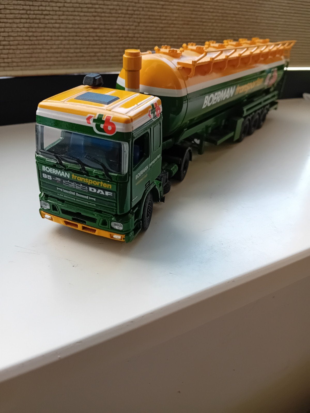 Daf 95 met Bulktrailer Boerman Transporten., Ophalen of Verzenden, Zo goed als nieuw, Bus of Vrachtwagen, Tekno