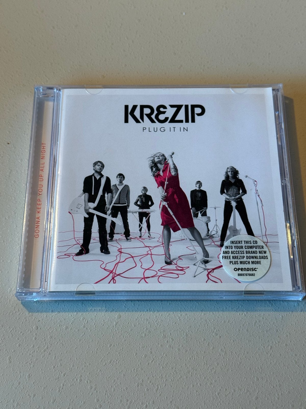 Krezip - Plug It In CD (Pop/Rock), Cd's en Dvd's, Pop, Ophalen of Verzenden, Zo goed als nieuw, Inclusief doosje